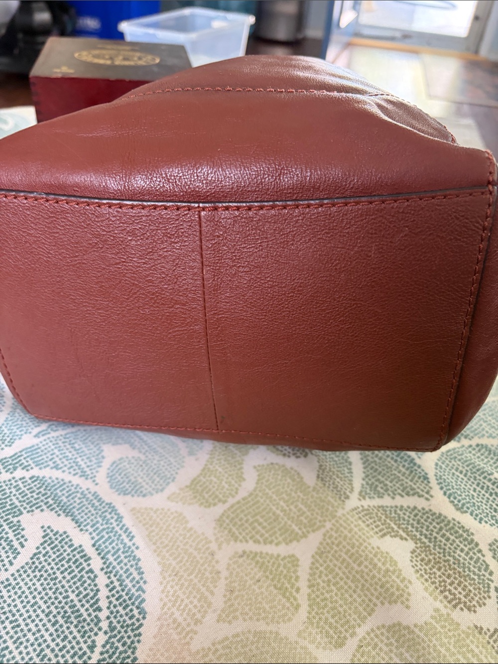 Frye Rust brown leather bucket bag - Picture 4 of 6